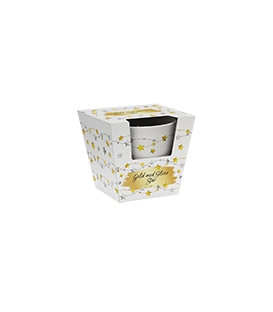 Santo Candles Gold and Silver Star 115g SAS 9031