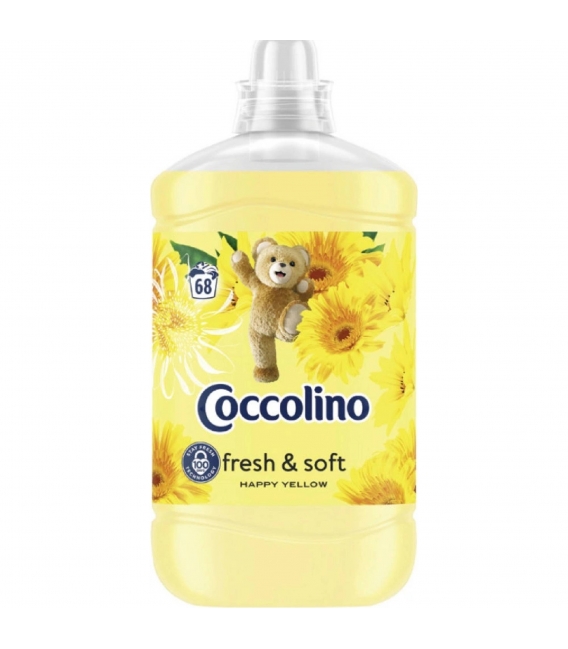 Coccolino Happy Yellow koncentrovaný avivážny prípravok 72 praní 1800 ml