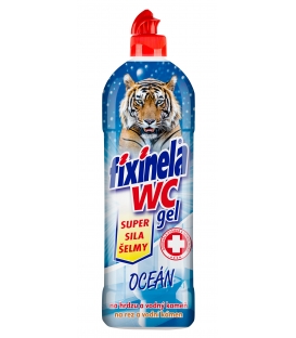 Fixinela WC gel Oceán na hrdzu a vodný kameň 750 ml