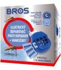 BROS elektrický odparovač proti komárom 1ks + vankúšiky 10ks