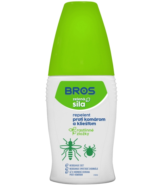 BROS ZELENÁ SILA repelent proti komárom a kliešťom 50ml