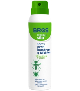 BROS ZELENÁ SILA spray proti komárom a kliešťom 90ml