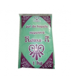 RELAXA nepenivá soľ do kúpeľa eukalyptus 1kg