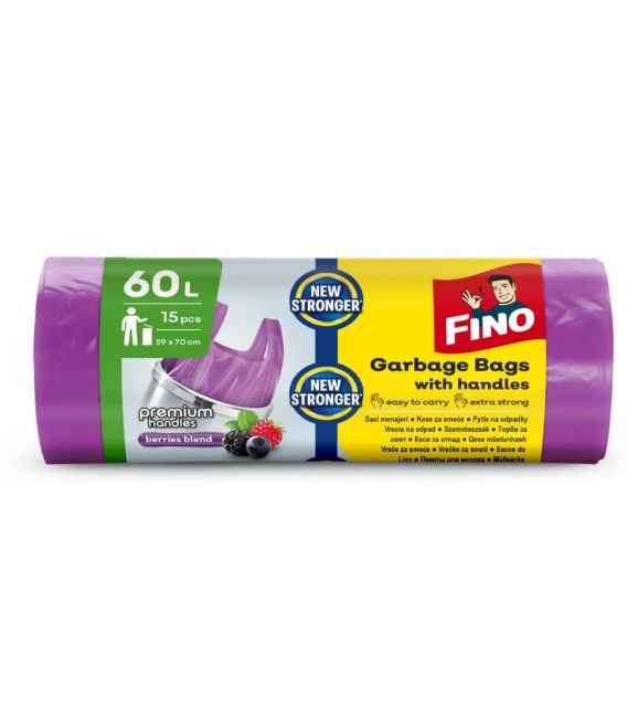 FINO HD vrecia do koša 60L/15 ks aromatic