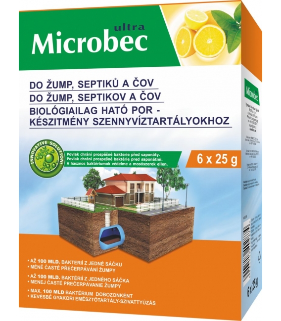 BROS- Microbec do žúmp, septikov a ČOV 25g