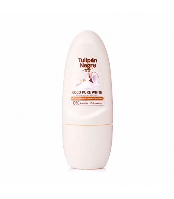 Tulipán Negro Deo Roll On Coco Pure White 50ml