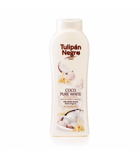 Tulipán Negro sprchový gél Coco pure white  650ml