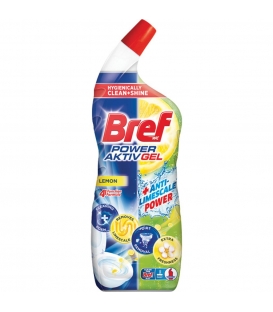 BREF  WC Power Aktiv gél 700 ml Lemon