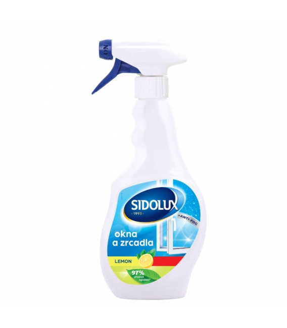 SIDOLUX na okná a zrkadlá s ANTI-FOG technológiou  500 ml