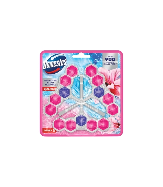 DOMESTOS Power 5 Magnolia WC blok 3 x 50 g