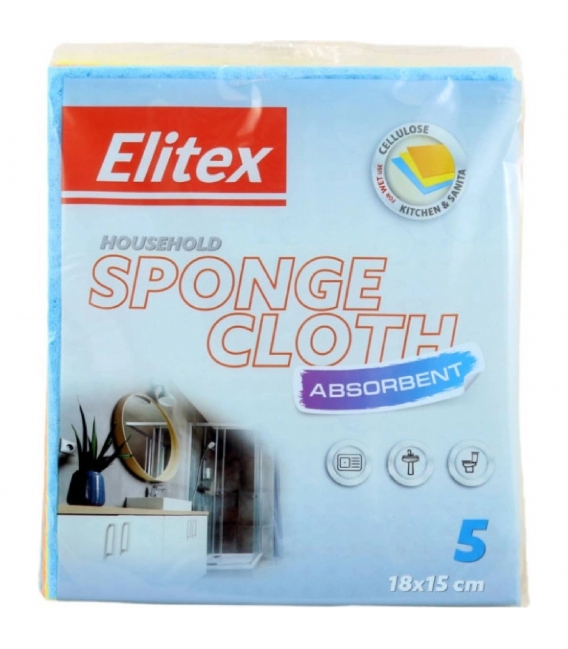 ELITEX Špongiová utierka 5 ks