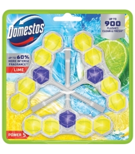 DOMESTOS Power 5 Lime WC blok 3 x 50 g