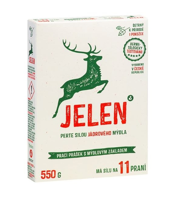 JELEN mydlový prací prášok 550 g