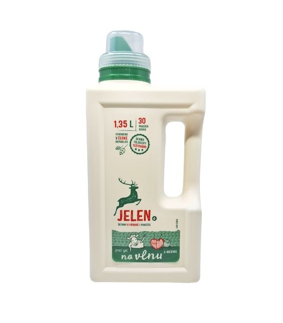 JELEN prací gél na vlnu a merino 30PD 1,35 L