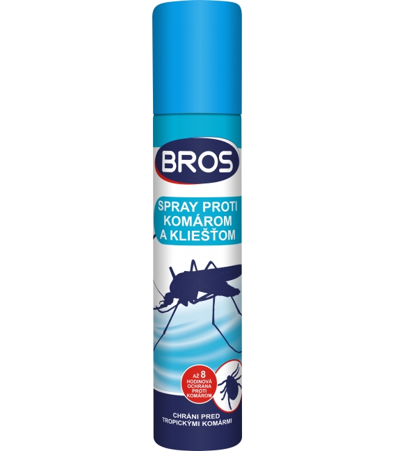 BROS- spray proti komárom a kliešťom 90ml