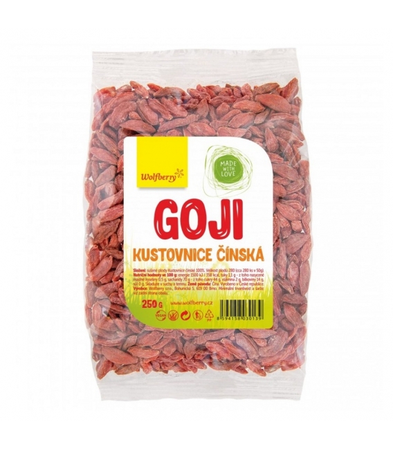 WOLFBERRY Goji Kustovnica čínska 250g