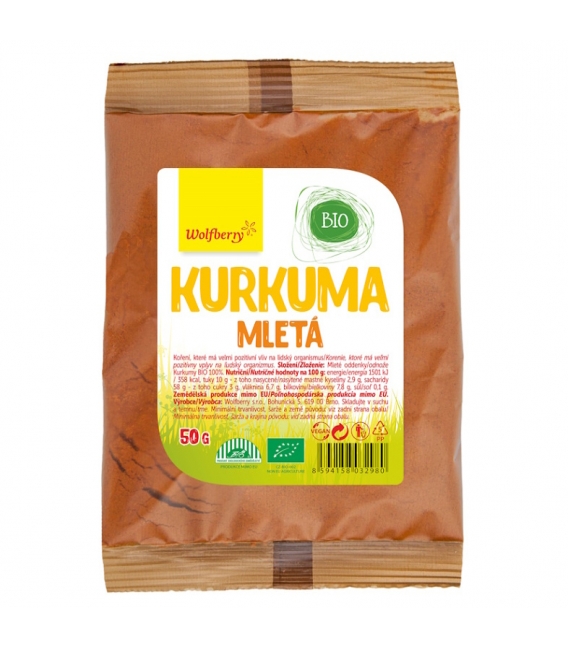 WOLFBERRY Kurkuma mletá BIO 50 g