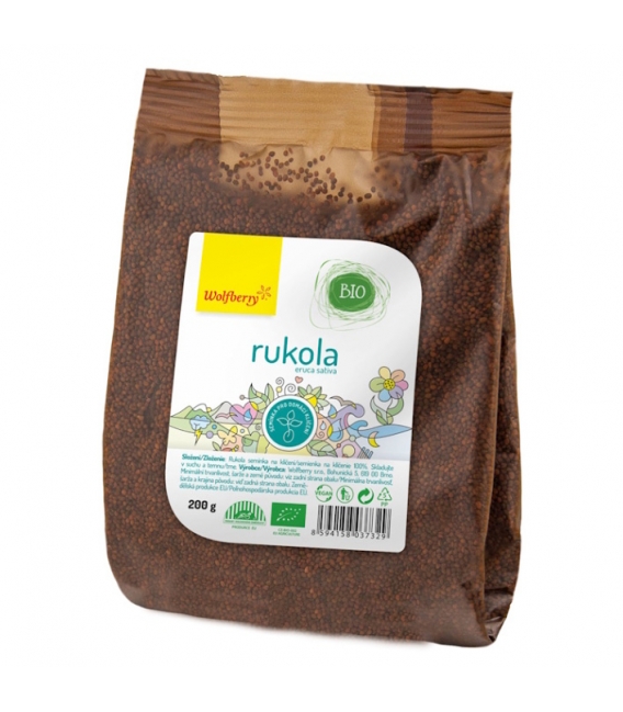 WOLFBERRY Rukola semienka na klíčenie  BIO 200g