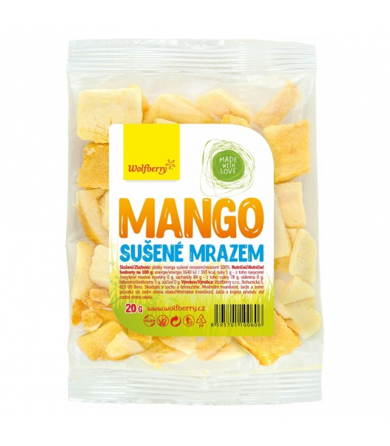 WOLFBERRY Mango sušené mrazom 20 g