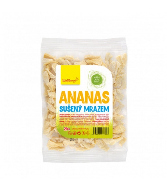 WOLFBERRY Ananás sušený mrazom 20 g