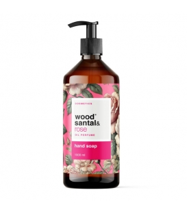Wood Santal & Rose tekuté mydlo na ruky s dávkovačom 1L
