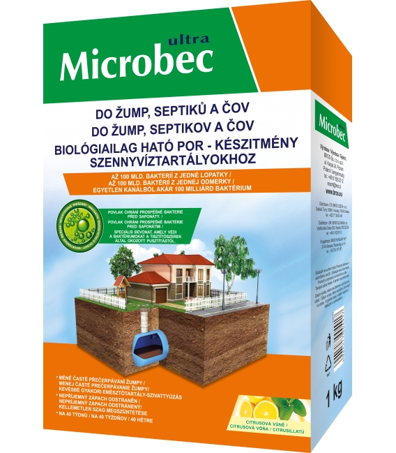 BROS- Microbec do žúmp, septikov a ČOV 5x 25g