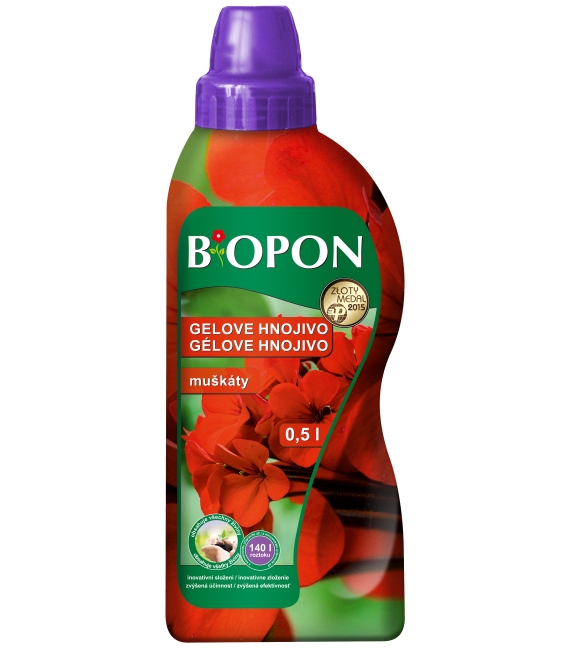 BiOPON gélové hnojivo na muškáty 500ml