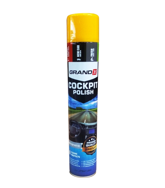 GrandX Cockpit Spray 750ML -LEMON