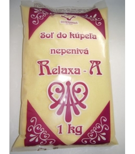 RELAXA nepenivá soľ do kúpeľa harmanček 1kg