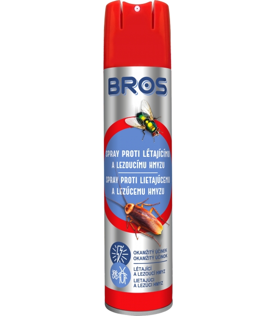 BROS- spray proti lietajúcemu a lezúcemu hmyzu 400ml