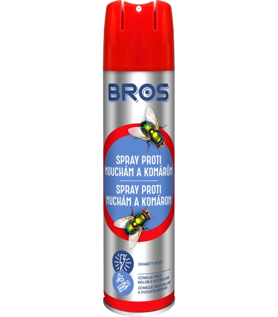 BROS- spray proti muchám a komárom 400ml