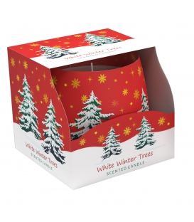 Santo Candles White Winter Trees 100g SAS 8039