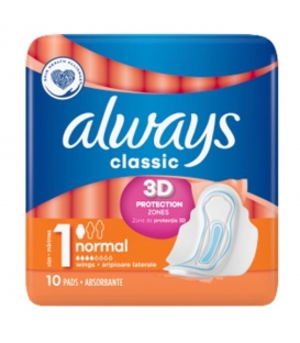 Vložky ALWAYS classic normal 10ks