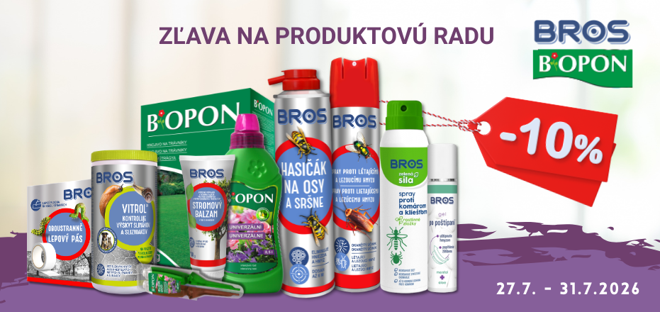 Akcia Bros a Biopon -10%