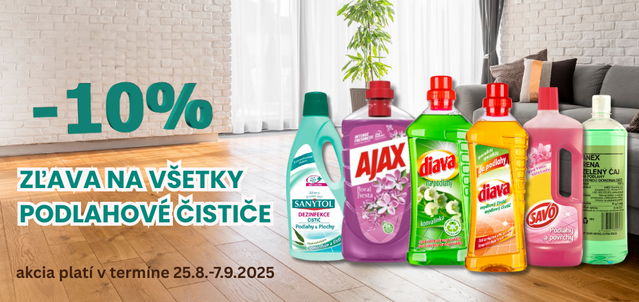 Akcia -10% podlahy